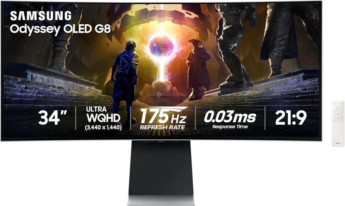 Samsung Odyssey OLED G8 2025 Smart (DG852) 34 Samsung Odyssey OLED G8 2025 Smart (DG852) 34